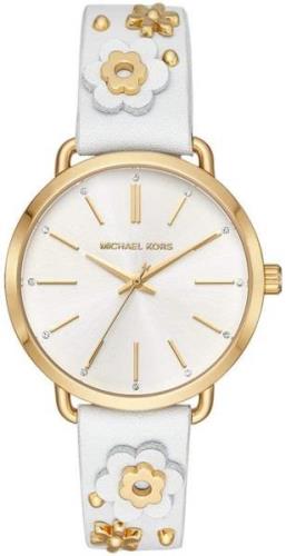 Michael Kors Portia Damklocka MK2737 Vit/Läder Ø37 mm