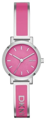 DKNY Bangle Damklocka NY2360 Rosa/Stål Ø24 mm