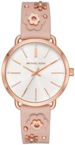 Michael Kors 99999 Damklocka MK2738 Vit/Läder Ø34 mm