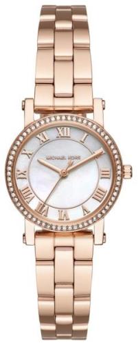 Michael Kors Norie Damklocka MK3558 Vit/Roséguldstonat stål Ø28 mm