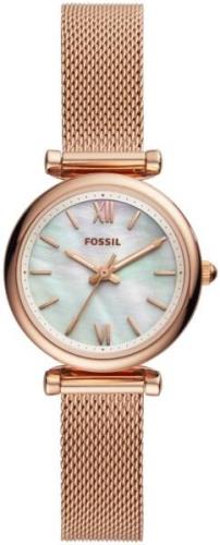 Fossil Carlie Damklocka ES4443SET Vit/Roséguldstonat stål Ø28 mm