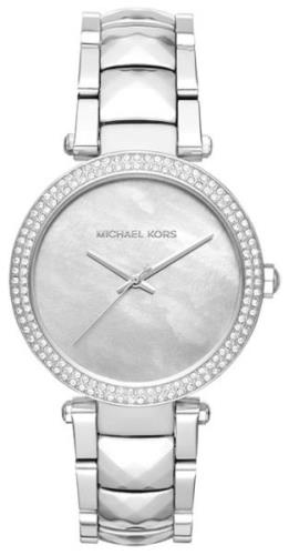 Michael Kors Parker Damklocka MK6424 Vit/Stål Ø38 mm