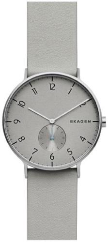 Skagen 99999 Herrklocka SKW6467 Grå/Läder Ø40 mm