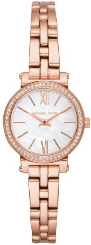 Michael Kors Sofie Damklocka MK3834 Vit/Roséguldstonat stål Ø26 mm