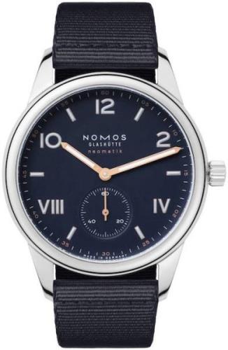 Nomos Glashütte Club Herrklocka N-768 Blå/Textil Ø39.5 mm