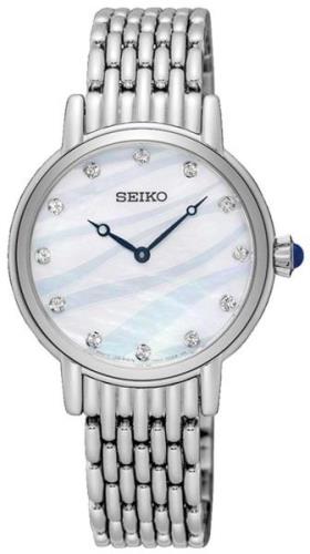 Seiko Dress Ladies Damklocka SFQ807P1 Silverfärgad/Stål Ø29 mm