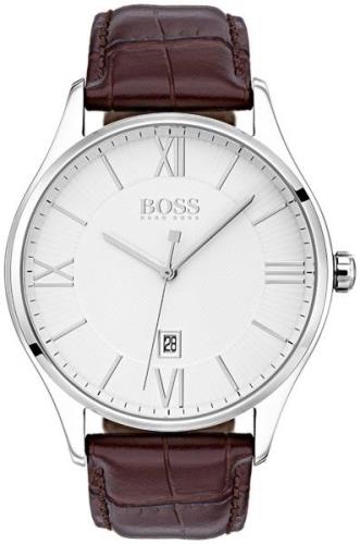 Hugo Boss 99999 Herrklocka 1513555 Vit/Läder Ø43 mm