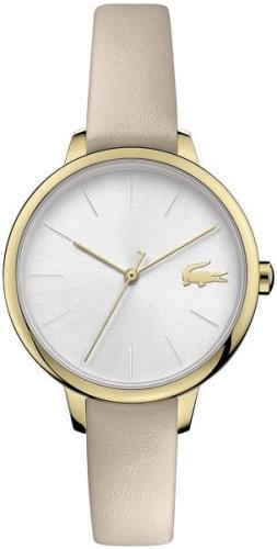 Lacoste 99999 Damklocka 2001126 Vit/Läder Ø34 mm