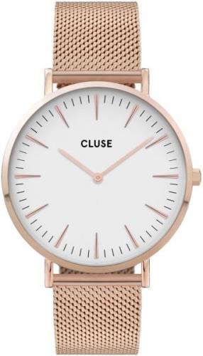 Cluse 99999 Damklocka CW0101201001 Vit/Roséguldstonat stål Ø38 mm