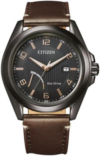 Citizen Elegance Herrklocka AW7057-18H Svart/Läder Ø43 mm