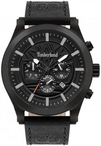 Timberland 99999 Herrklocka TBL15661JSB.02 Svart/Läder Ø48 mm