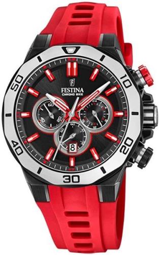 Festina 99999 Herrklocka F20450-3 Svart/Gummi Ø44 mm