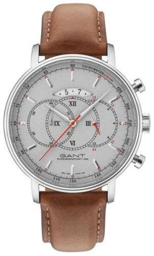 Gant Cameron Herrklocka W10899 Grå/Läder Ø45 mm