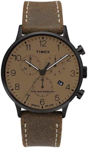 Timex 99999 Herrklocka TW2T28300 Brun/Läder Ø40 mm