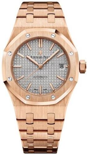 Audemars Piguet Royal Oak Damklocka 15450OR.OO.1256OR.01 Grå/18