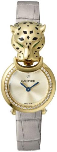 Cartier Panthere De Cartier Damklocka HPI01297 Gulguldstonad/Läder