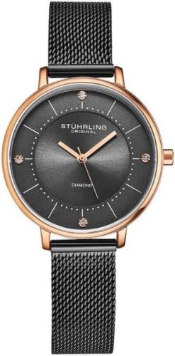 Stührling Original Symphony Damklocka 3948.3 Grå/Stål Ø34 mm