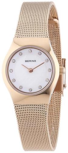 Bering Classic Damklocka 11923-366 Vit/Roséguldstonat stål Ø23 mm