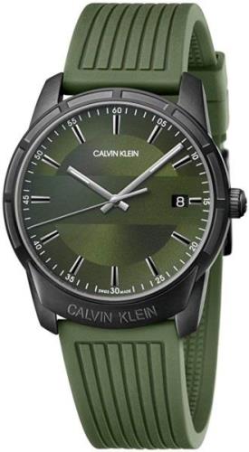 Calvin Klein 99999 Herrklocka K8R114WL Grön/Gummi Ø42 mm