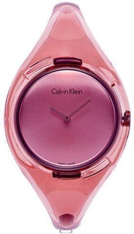 Calvin Klein Pure Damklocka K4W2MXZ6 Rosa/Plast Ø30 mm