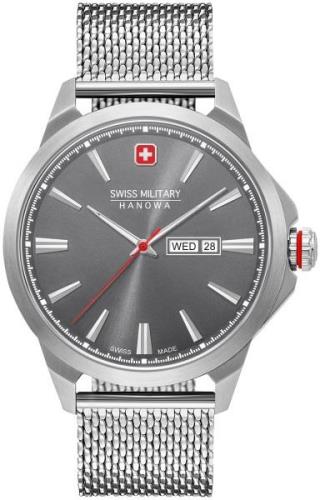 Swiss Military Hanowa Herrklocka 06-3346.04.009 Grå/Stål Ø45 mm