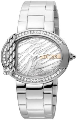 Just Cavalli 99999 Damklocka JC1L111M0065 Silverfärgad/Stål Ø40 mm