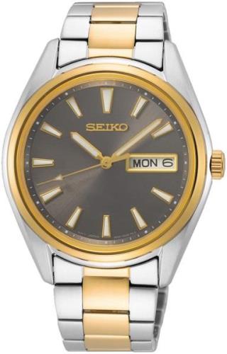 Seiko 99999 SUR348P1 Grå/Gulguldtonat stål Ø36 mm