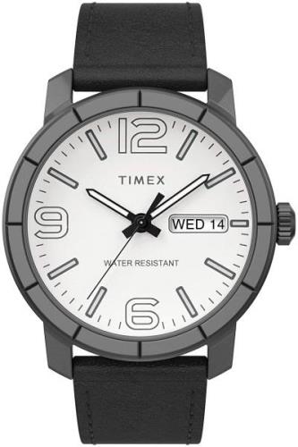 Timex 99999 Herrklocka TW2U30400 Vit/Läder Ø44 mm