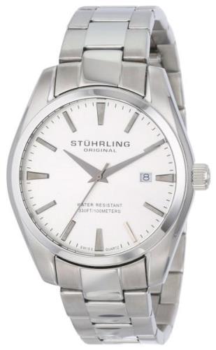 Stührling Original Herrklocka 414.33112 Silverfärgad/Stål Ø42 mm