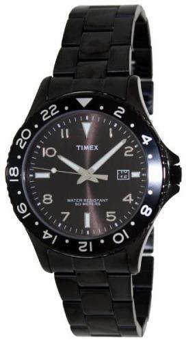 Timex Herrklocka T2P028 Svart/Stål Ø44 mm