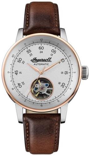 Ingersoll 99999 Herrklocka I08001 Vit/Läder Ø42 mm