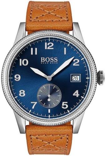 Hugo Boss 99999 Herrklocka 1513668 Blå/Läder Ø44 mm