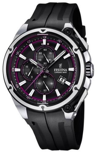 Festina Sport Herrklocka F16882-6 Svart/Gummi Ø47 mm