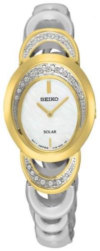 Seiko Solar Damklocka SUP296P1 Vit/Stål Ø23 mm