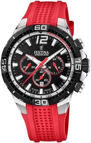 Festina 99999 Herrklocka F20523-7 Svart/Gummi Ø45 mm