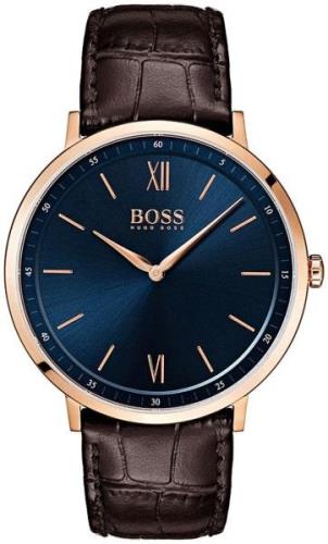 Hugo Boss 99999 Herrklocka 1513661 Blå/Läder Ø40 mm