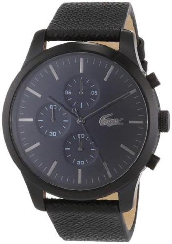 Lacoste 99999 Herrklocka 2010947 Svart/Läder Ø42 mm