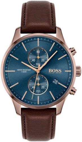 Hugo Boss 99999 Herrklocka 1513804 Blå/Läder Ø42 mm