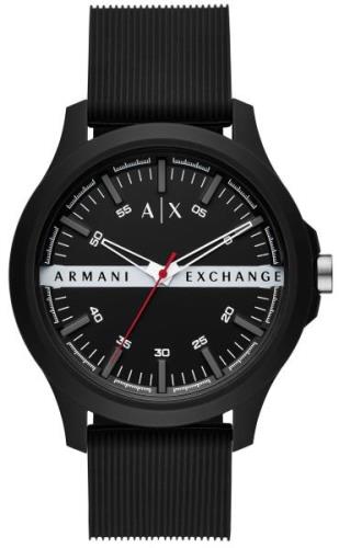Armani Exchange Hampton Herrklocka AX2420 Svart/Gummi Ø46 mm