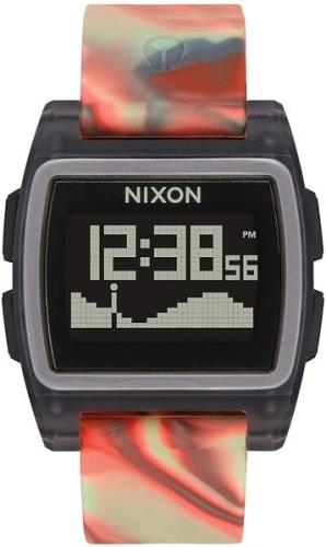 Nixon The Base Tide Herrklocka A1104-3178-00 LCD/Gummi