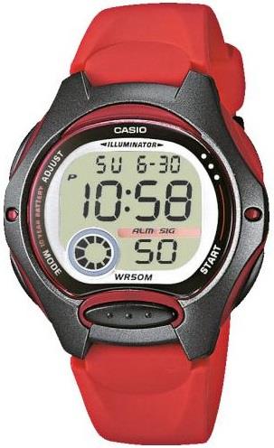 Casio Sport Damklocka LW-200-4AVEG LCD/Resinplast Ø35 mm