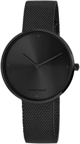 Jacques Lemans Design Damklocka 1-2056L Svart/Stål Ø36 mm