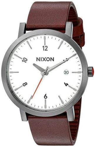 Nixon The Rollo A9842368-00 Vit/Läder Ø38 mm