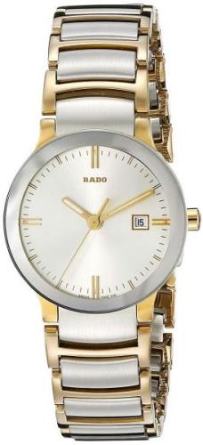 Rado Centrix Damklocka R30932103 Silverfärgad/18 karat gult guld