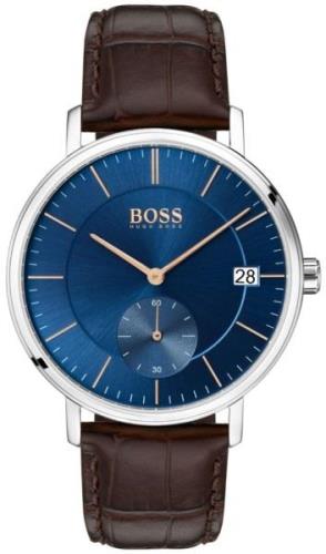 Hugo Boss 99999 Herrklocka 1513639 Blå/Läder Ø40 mm