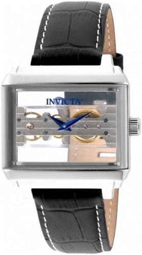 Invicta 99999 Herrklocka 32170 Silverfärgad/Läder