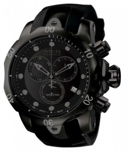 Invicta Venom Herrklocka 6051 Svart/Gummi Ø54 mm