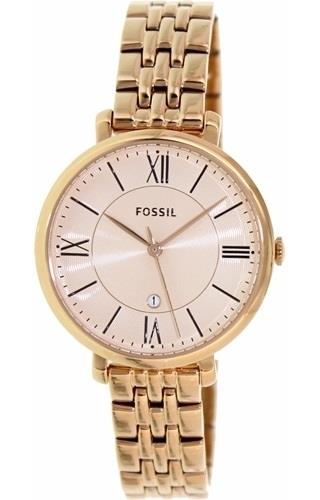 Fossil Dress Damklocka ES3435 Guldtonad/Roséguldstonat stål Ø36 mm