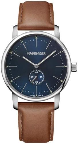 Wenger 99999 Herrklocka 01.1741.103 Blå/Läder Ø42 mm