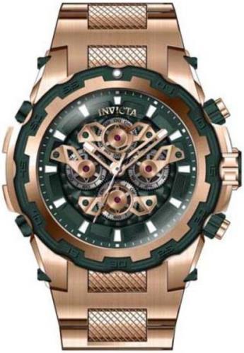 Invicta Specialty Herrklocka 34227 Grön/Roséguldstonat stål Ø50 mm